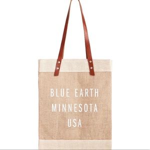 Apolis market bag “blue earth Minnesota”